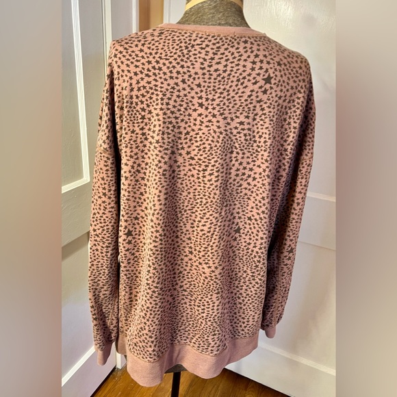 🌟 Z Supply Buckle Star Print Oversized Sweatshirt - Picture 10 of 10